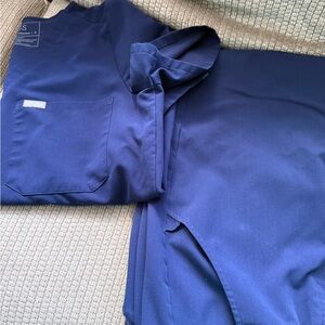Figs Deep Blue Medical Scrub Set